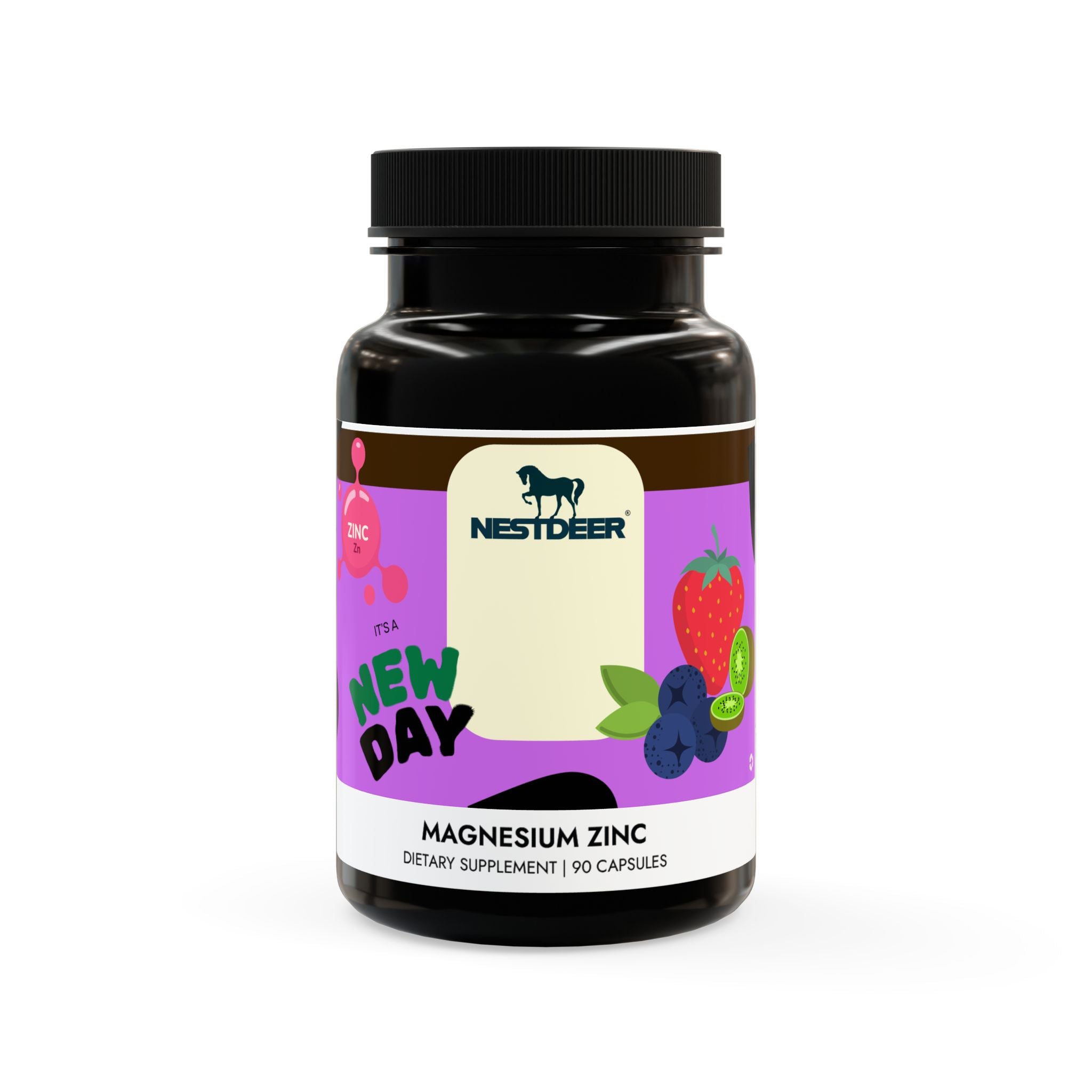 Magnesium Zinc Supplement (90 Capsules)