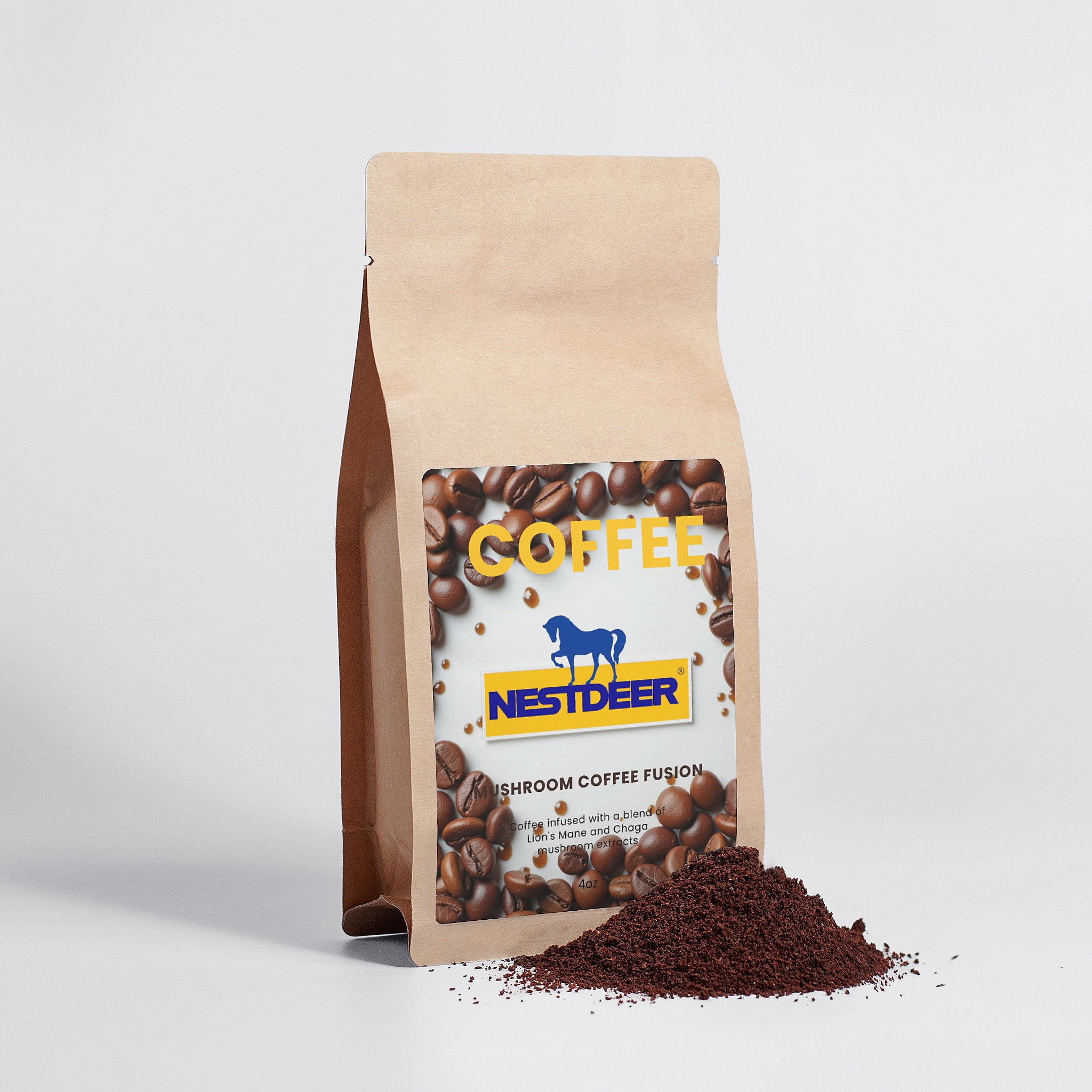 Mushroom Coffee Fusion - Lion’s Mane & Chaga 4oz