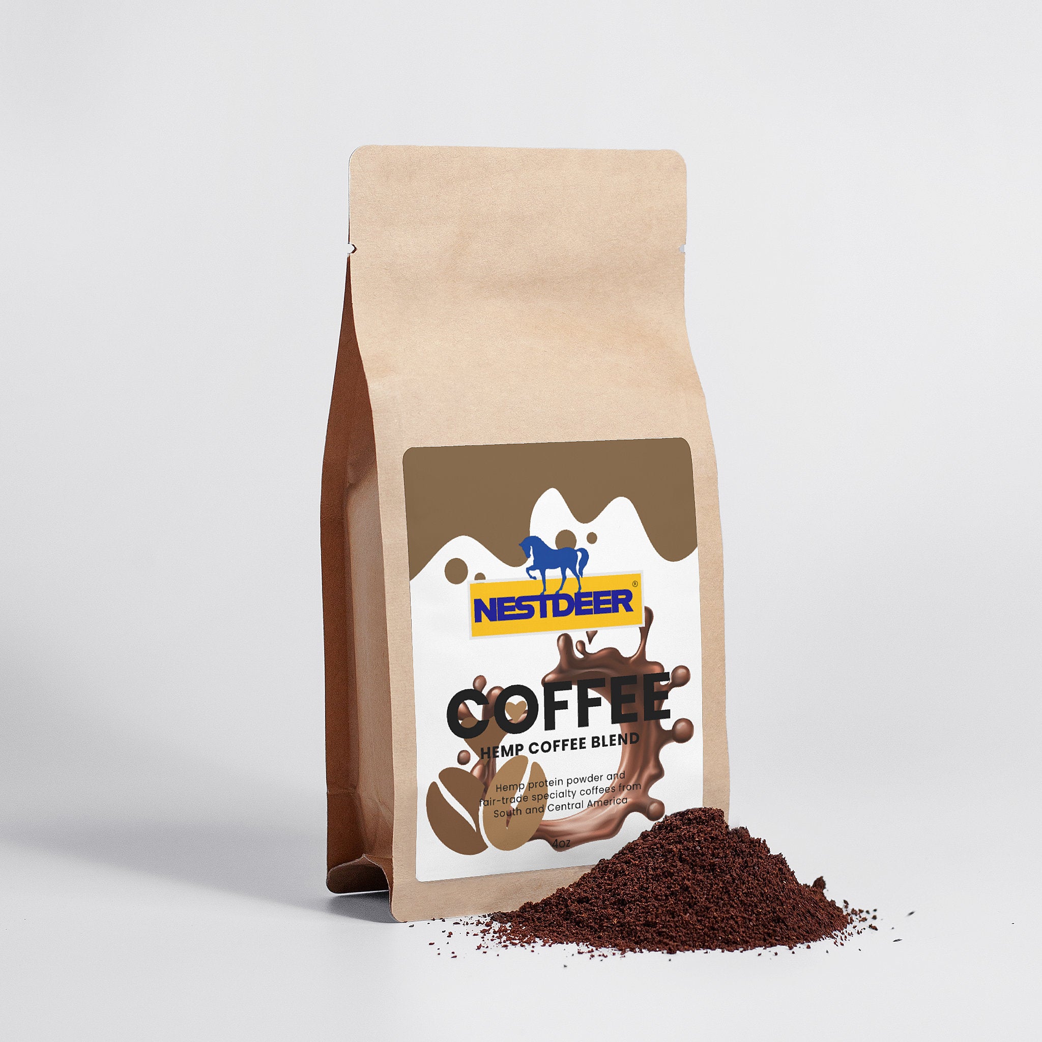 Hemp Coffee Blend - Medium Roast 4oz