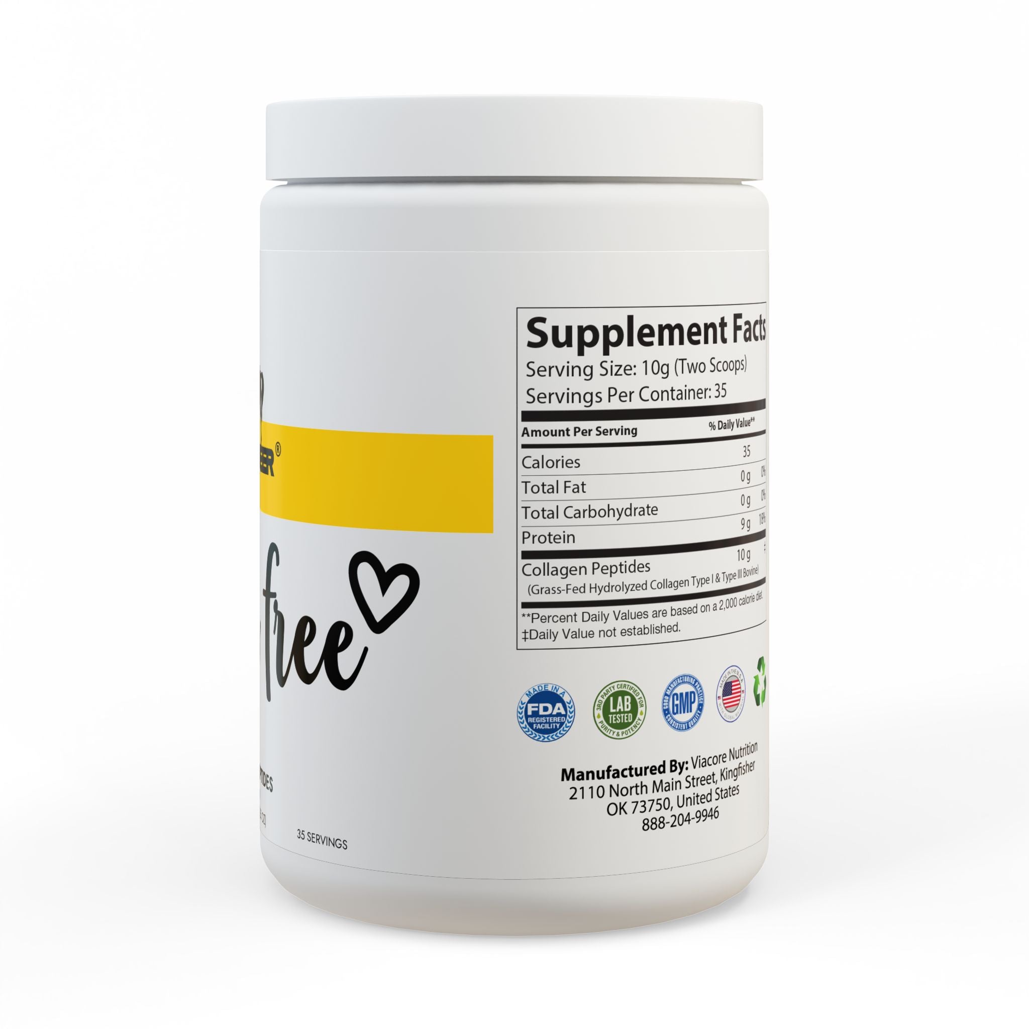 Collagen Peptides Type I & III Supplement (350g, 12.3oz)