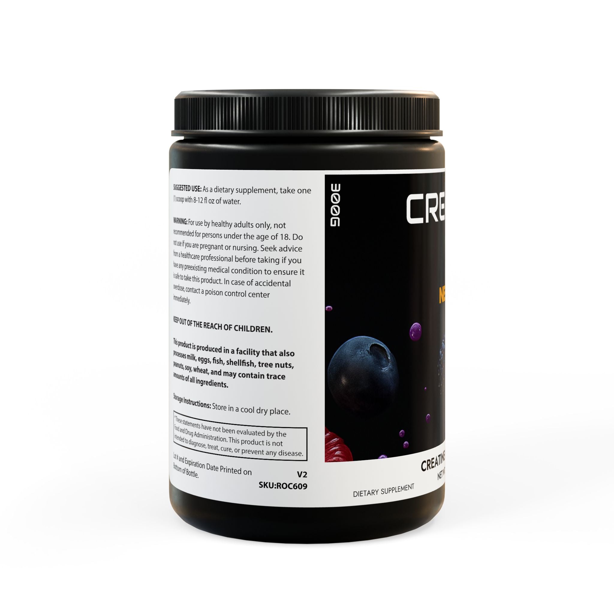 Creatine Monohydrate Supplement (300g, 10.58oz)