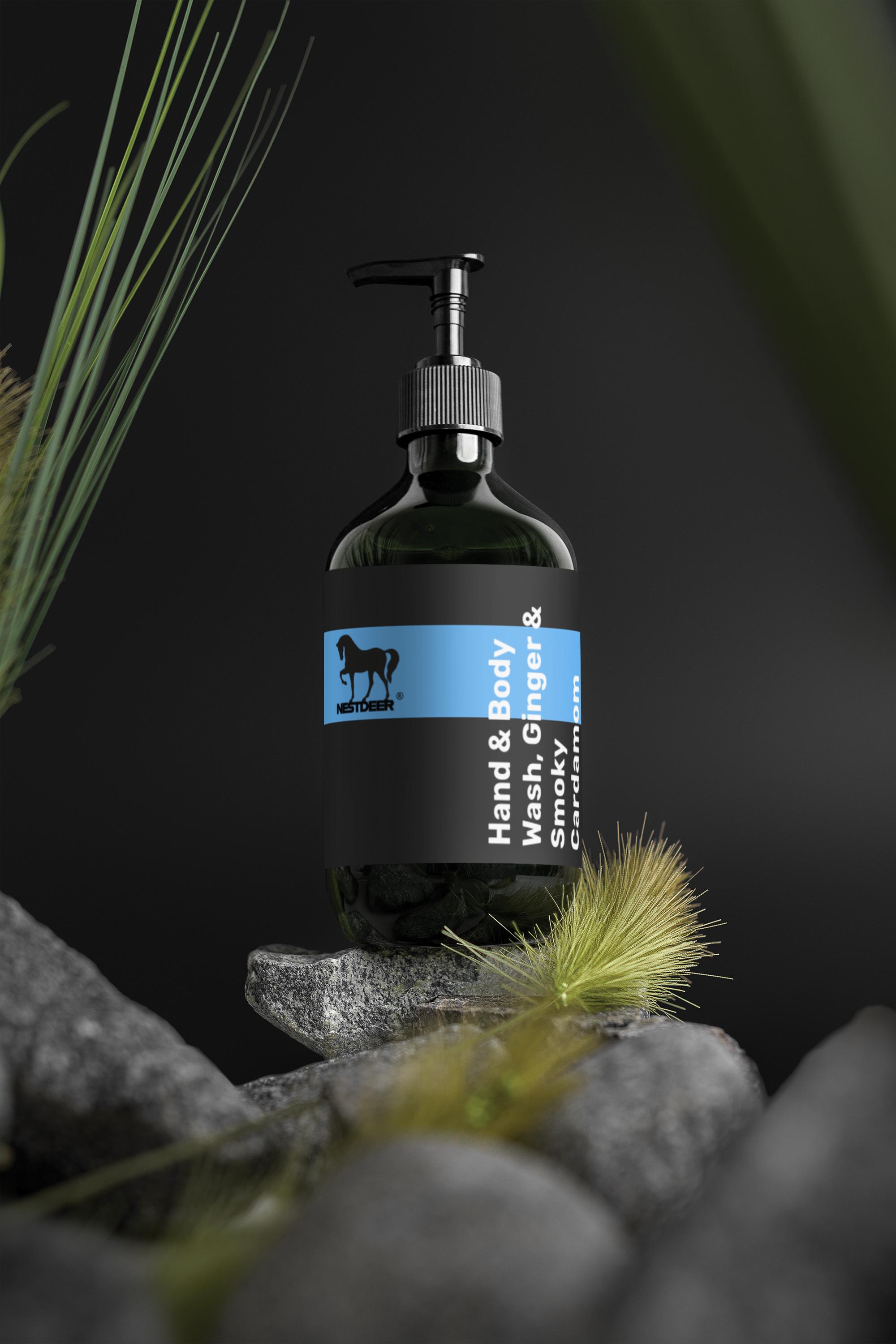 Hand & Body Wash, Ginger & Smoky Cardamom