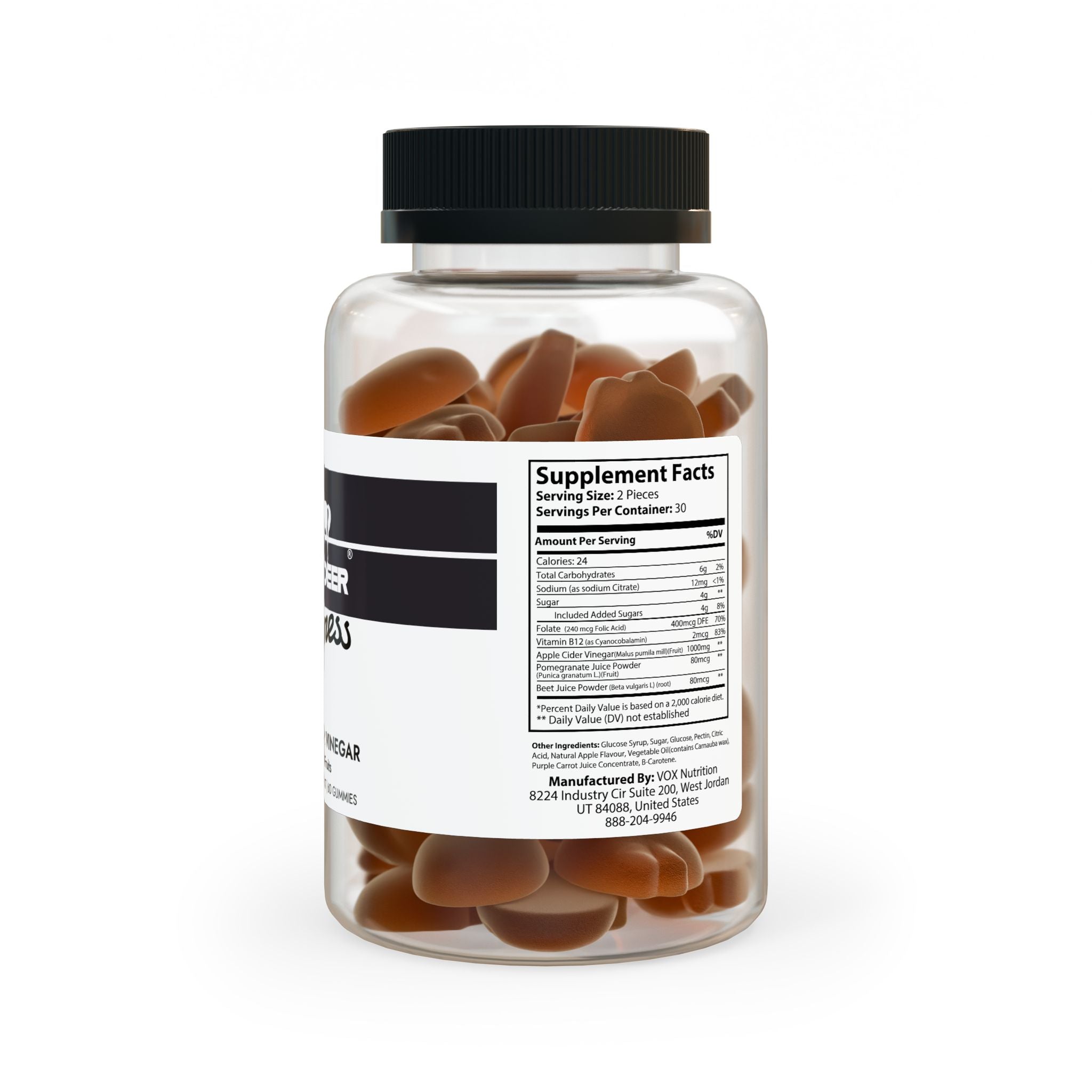 Apple Cider Vinegar Gummies (60 Gummies)