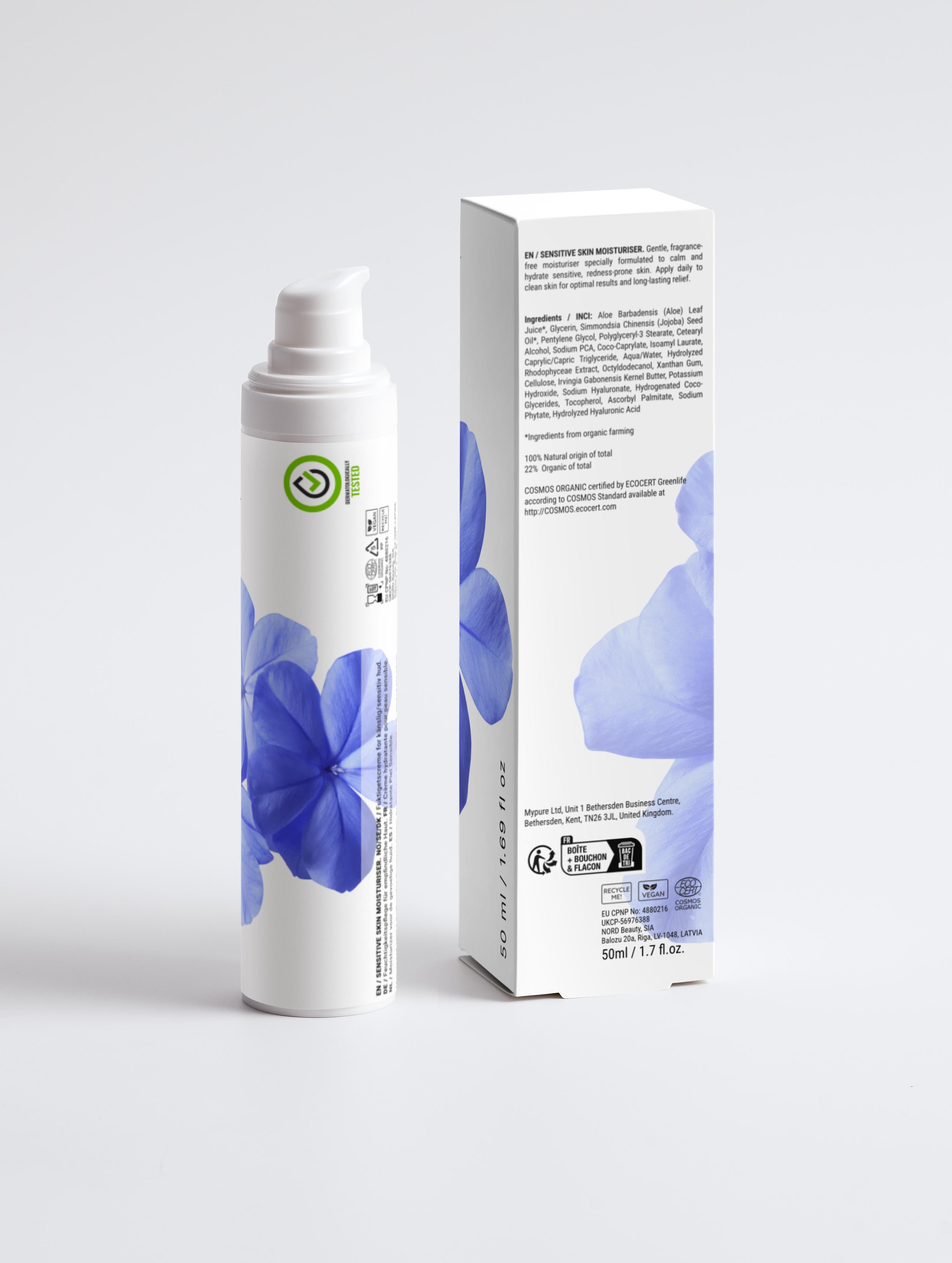 Sensitive Skin Moisturiser, Fragrance Free