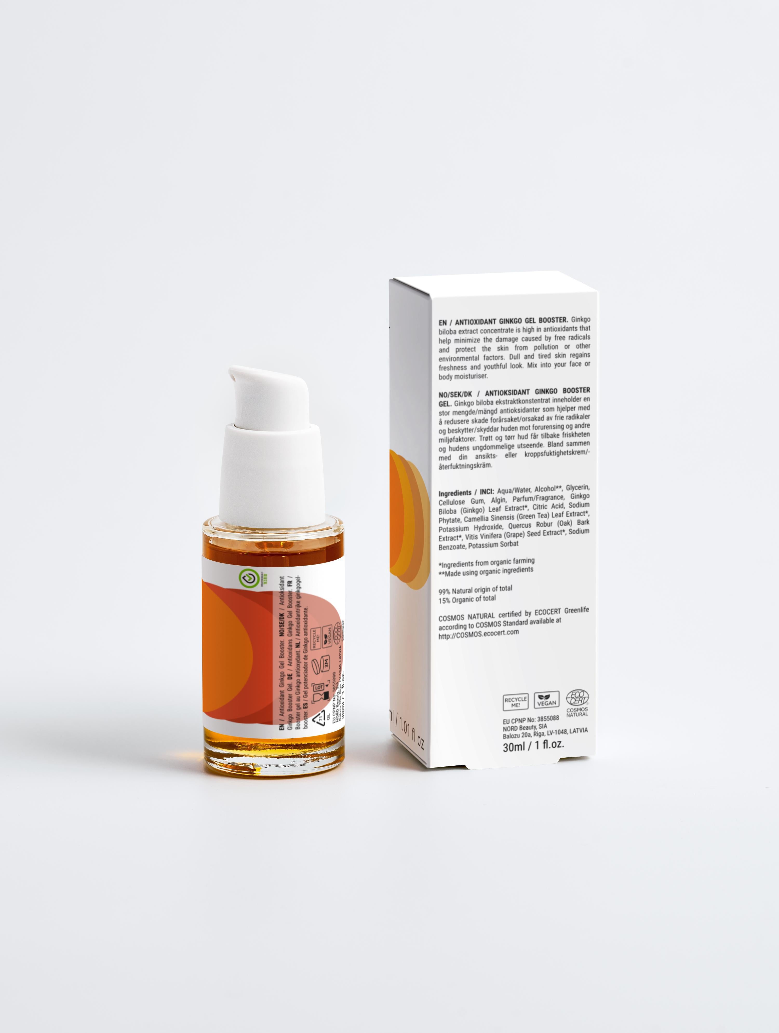 Antioxidant Ginkgo Gel Booster