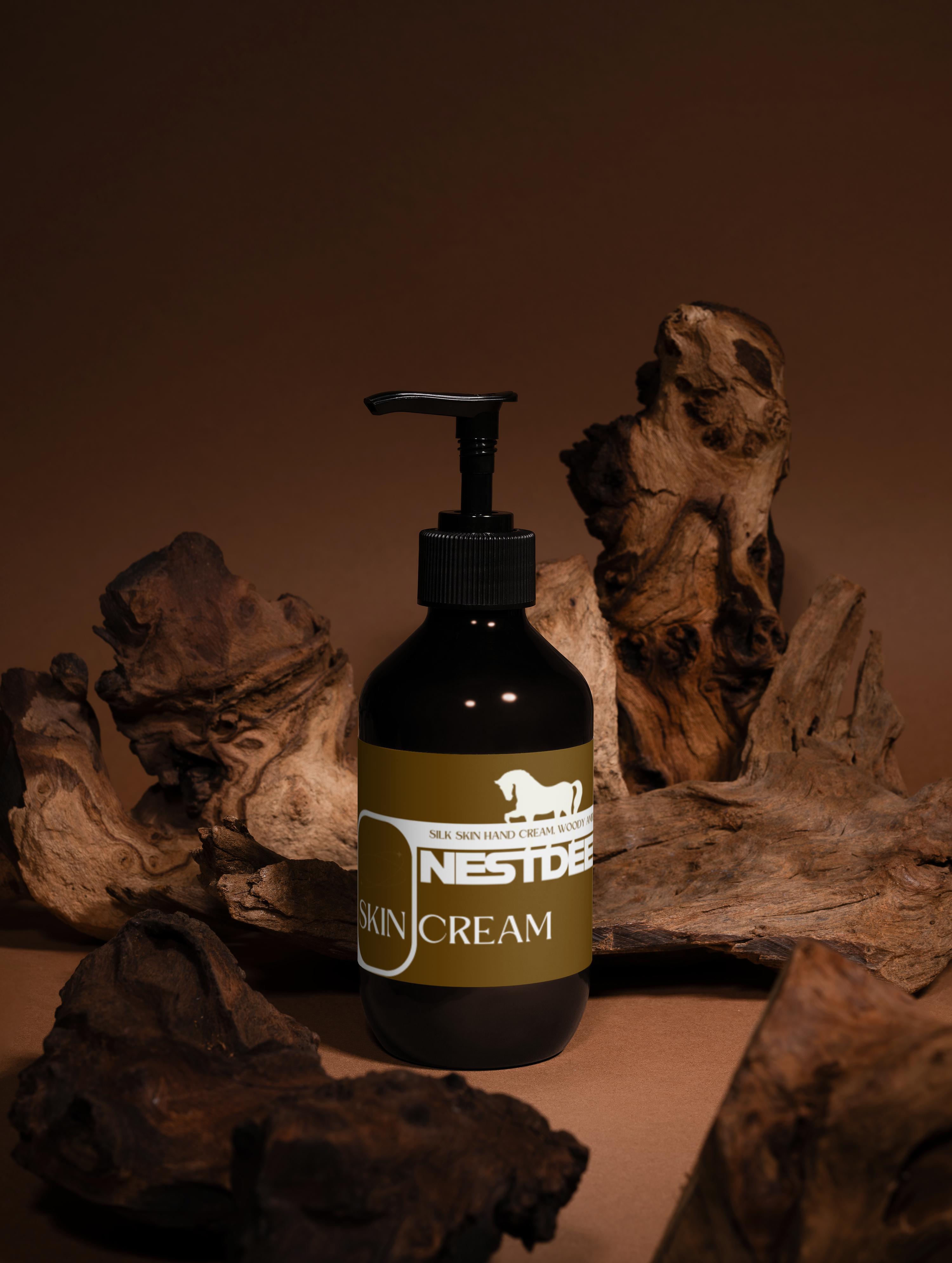 Silk Skin Hand Cream, Woody Amber & Leather