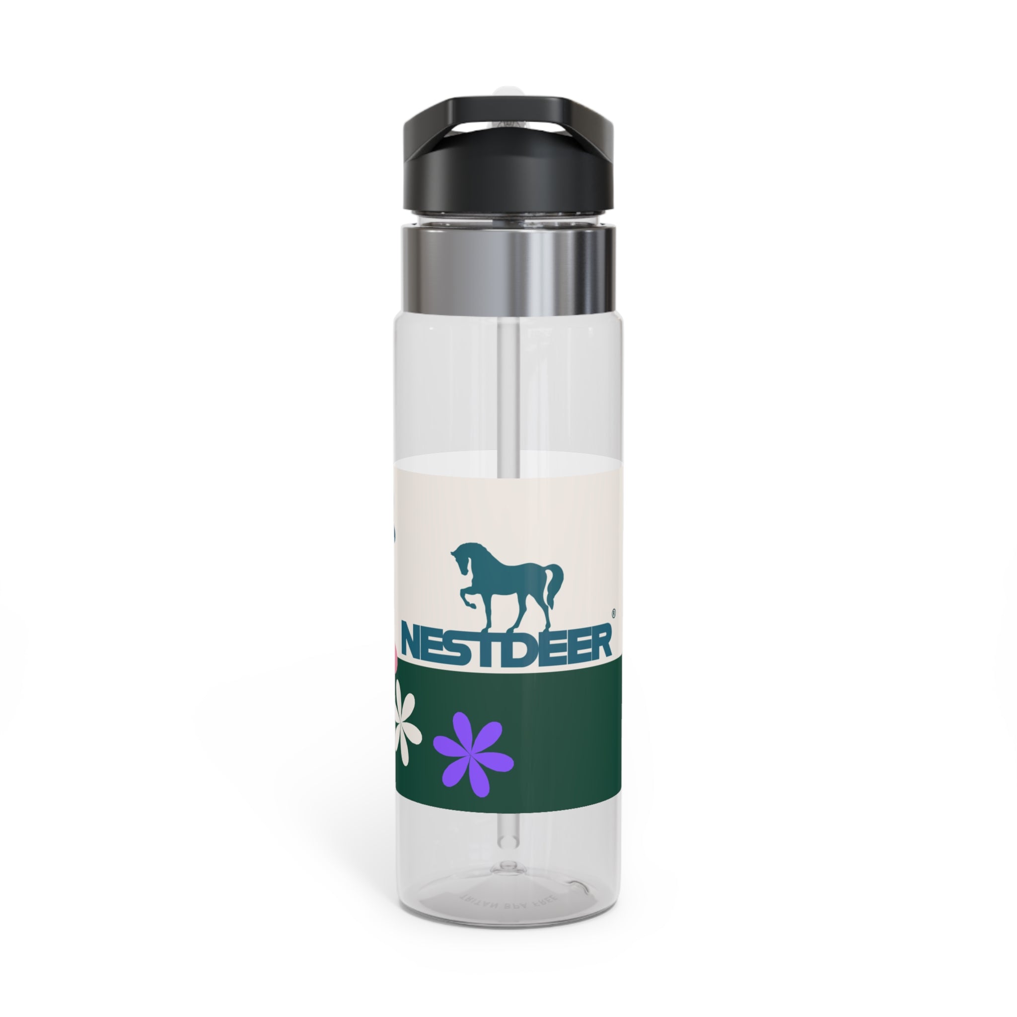 Floral Sport Bottle, 20oz | Hydration, Fitness, Gift, Outdoor, Eco-friendly