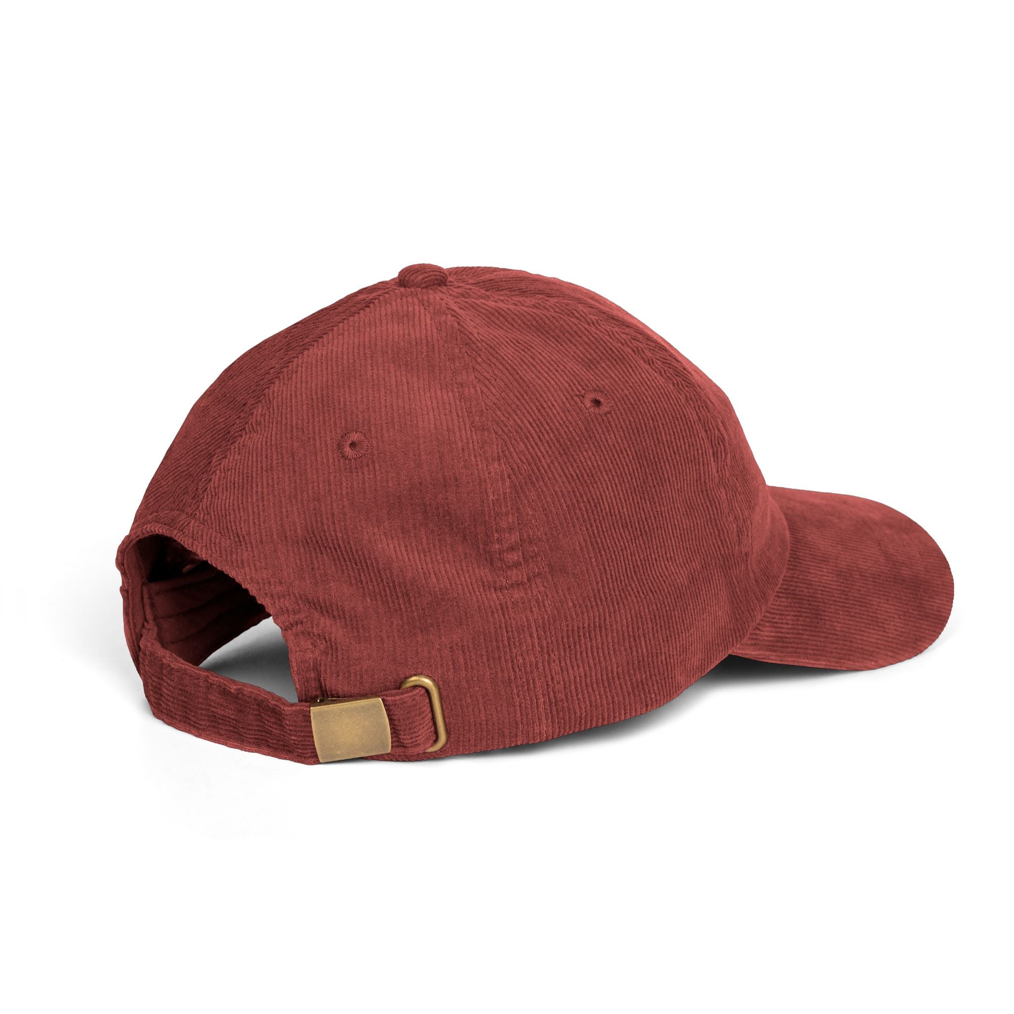 Vintage Corduroy Baseball Cap — Embroidered Horse Logo, Rustic Casual Hat