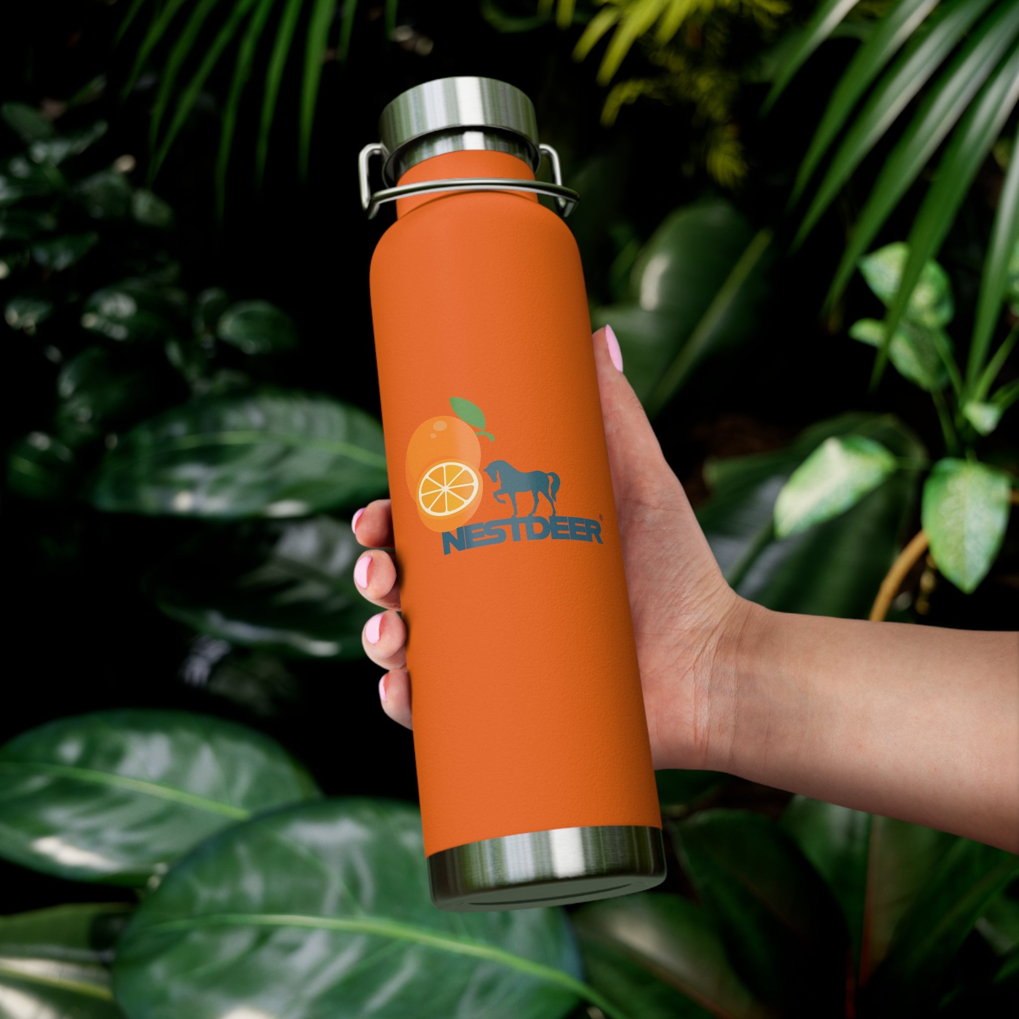 Stylish Copper Insulated Water Bottle | 22oz | Perfect for Outdoor Adventures, Fitness,