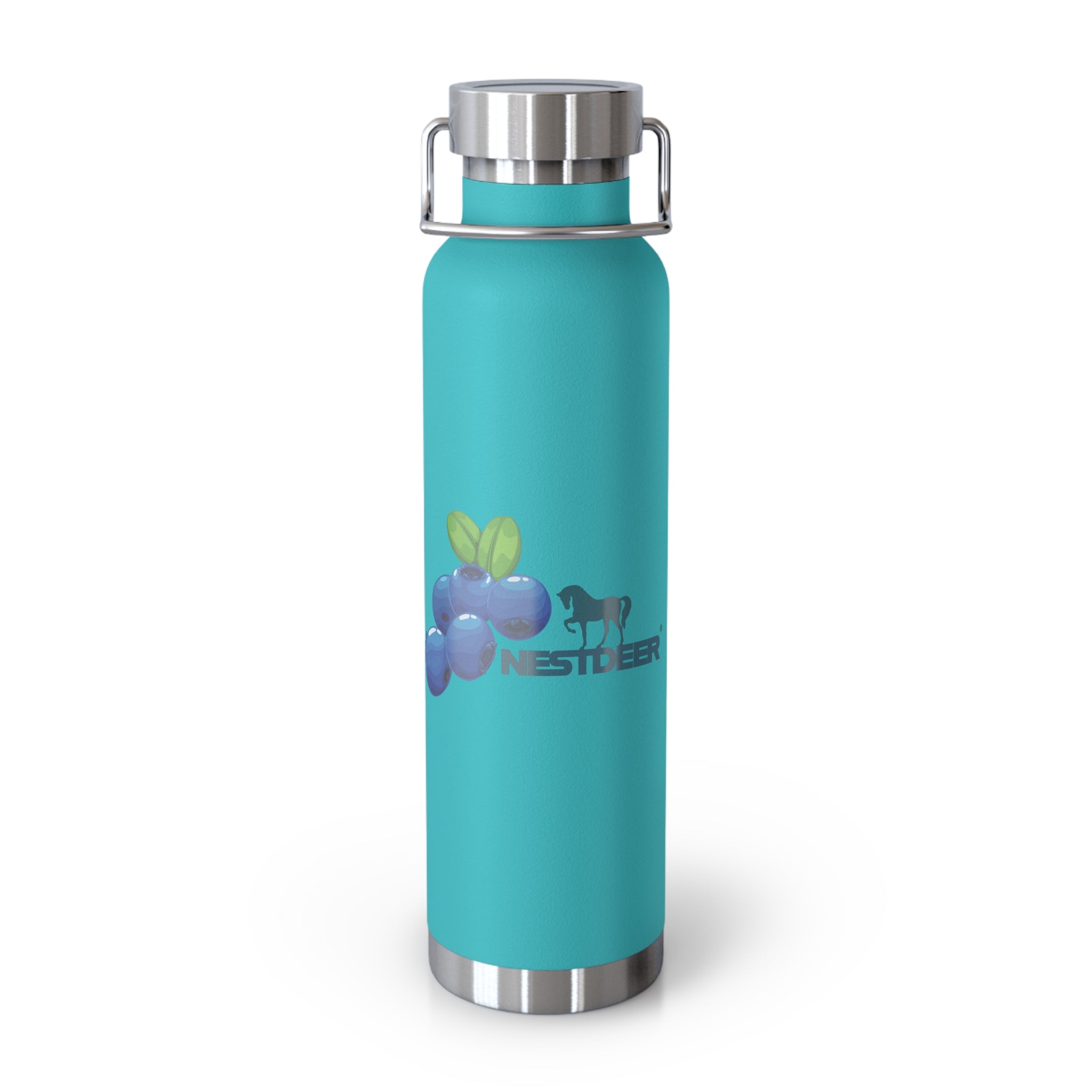 Water Bottle with Berry Design | Great for Hiking, Gym, Travel,