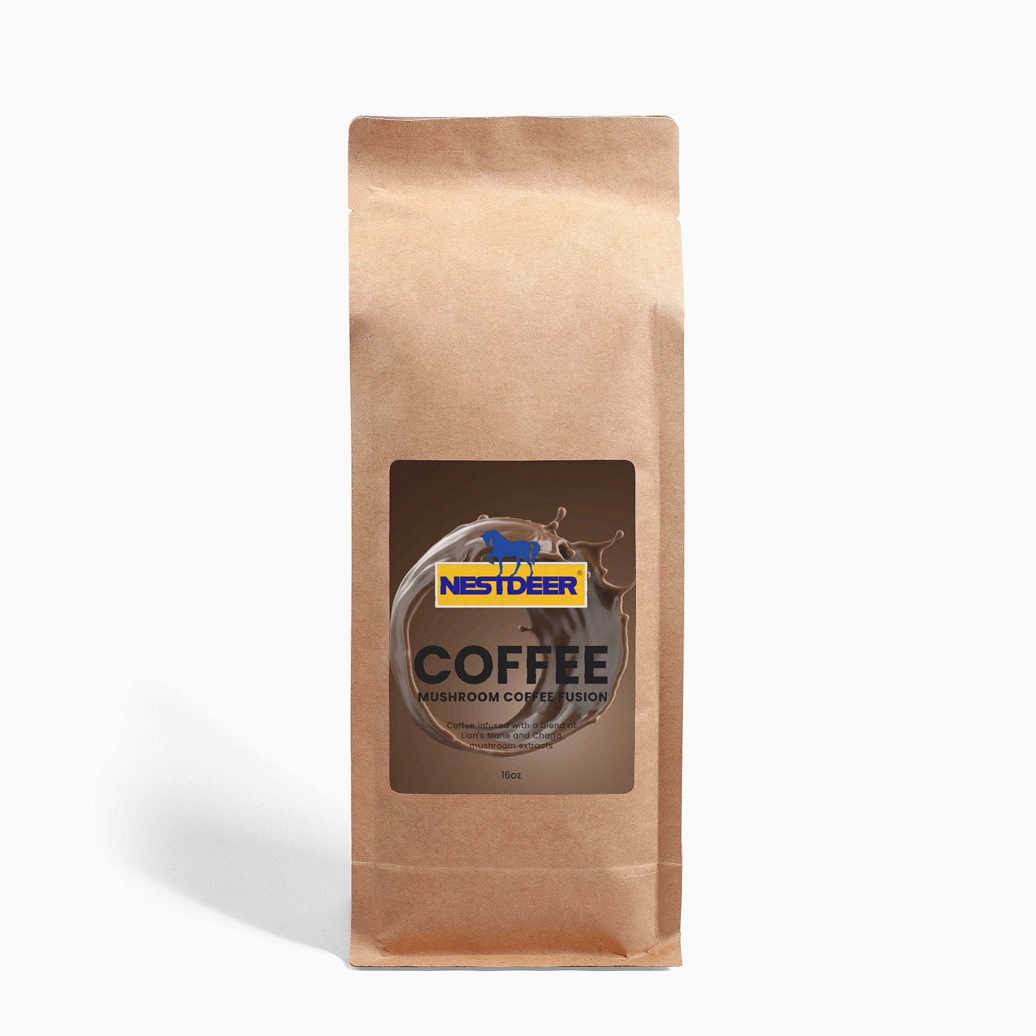 Mushroom Coffee Fusion - Lion’s Mane & Chaga 16oz