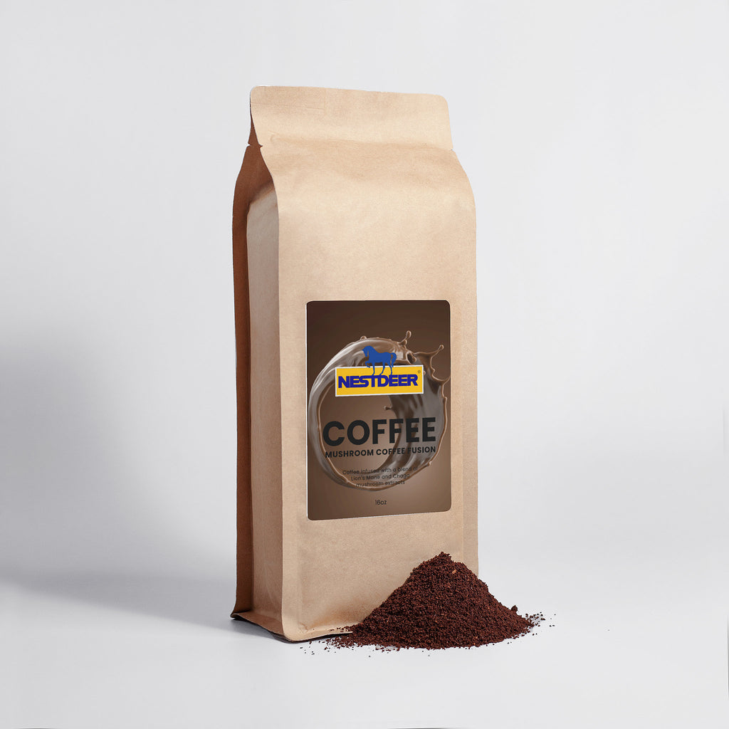 Mushroom Coffee Fusion - Lion’s Mane & Chaga 16oz