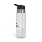 Floral Water Bottle, BPA-Free Tritan, Eco-Friendly Hydration, Fitness