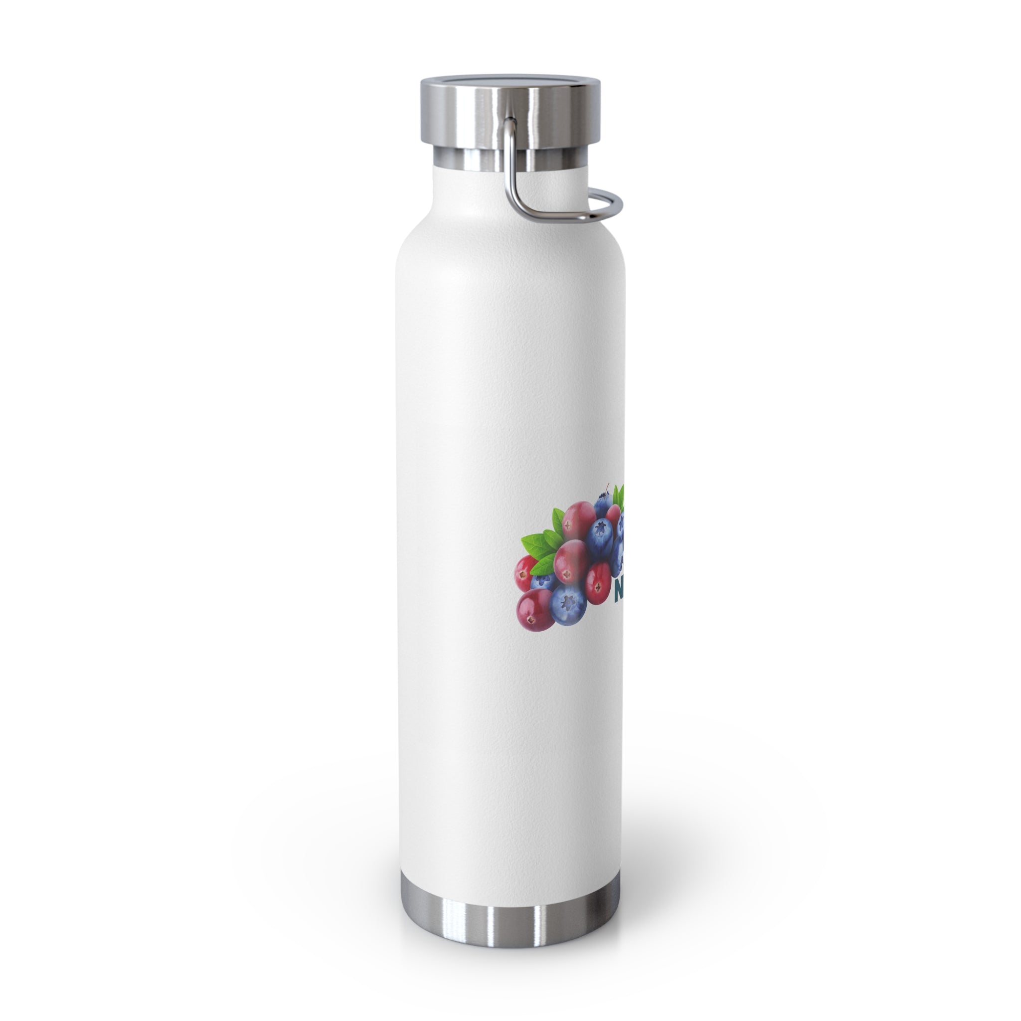 Water Bottle with Berry Design | Eco-Friendly Reusable Hiking, Gym, School