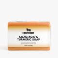 Bar of soap with Nestdeer branding on a white background