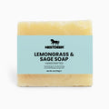Bar of soap with a blue label featuring 'Nest Deer' branding on a white background