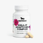 Nestdeer Shilajit Adaptogen Complex dietary supplement bottle with capsules on a white background