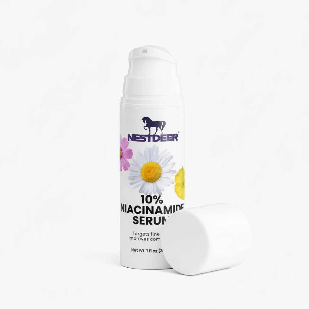 Nestdeer 10% Niacinamide Serum bottle on a white background