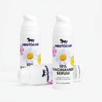 Nestdeer 10% Niacinamide Serum bottle with daisy design on a white background