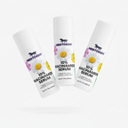 Three bottles of Nestdeer 10% Niacinamide Serum on a white background