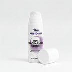 Nestdeer 10% Niacinamide Serum bottle with a cotton pad on a white background