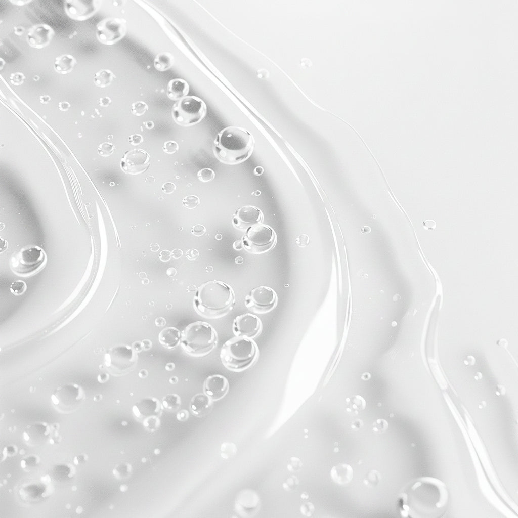 Close-up of bubbles in a liquid on a white background with 'suppliful' branding.