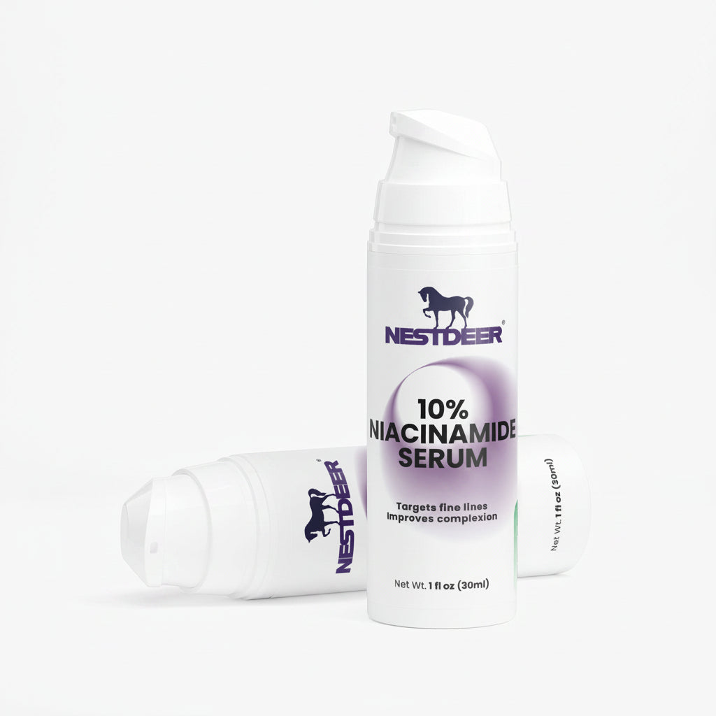 Nestdeer 10% Niacinamide Serum bottle on a white background