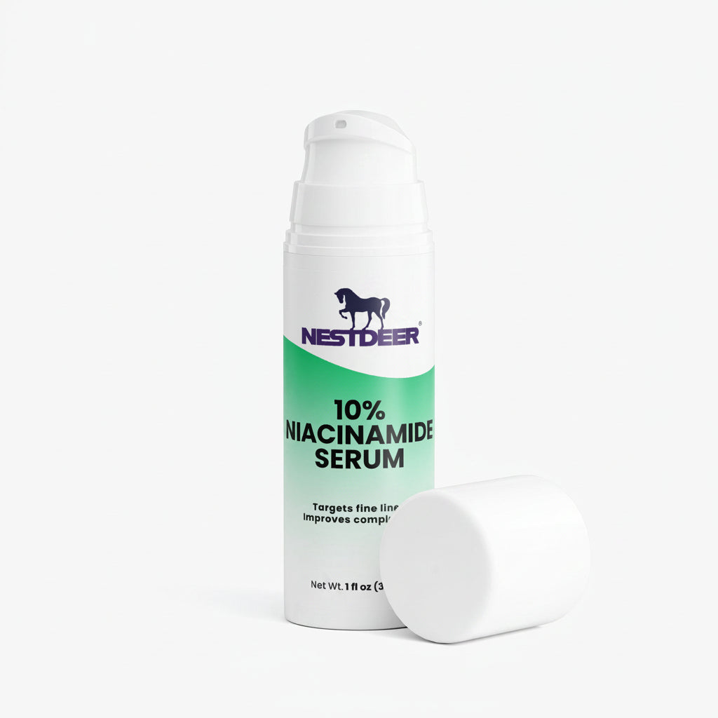 Nestdeer 10% Niacinamide Serum bottle with a white background