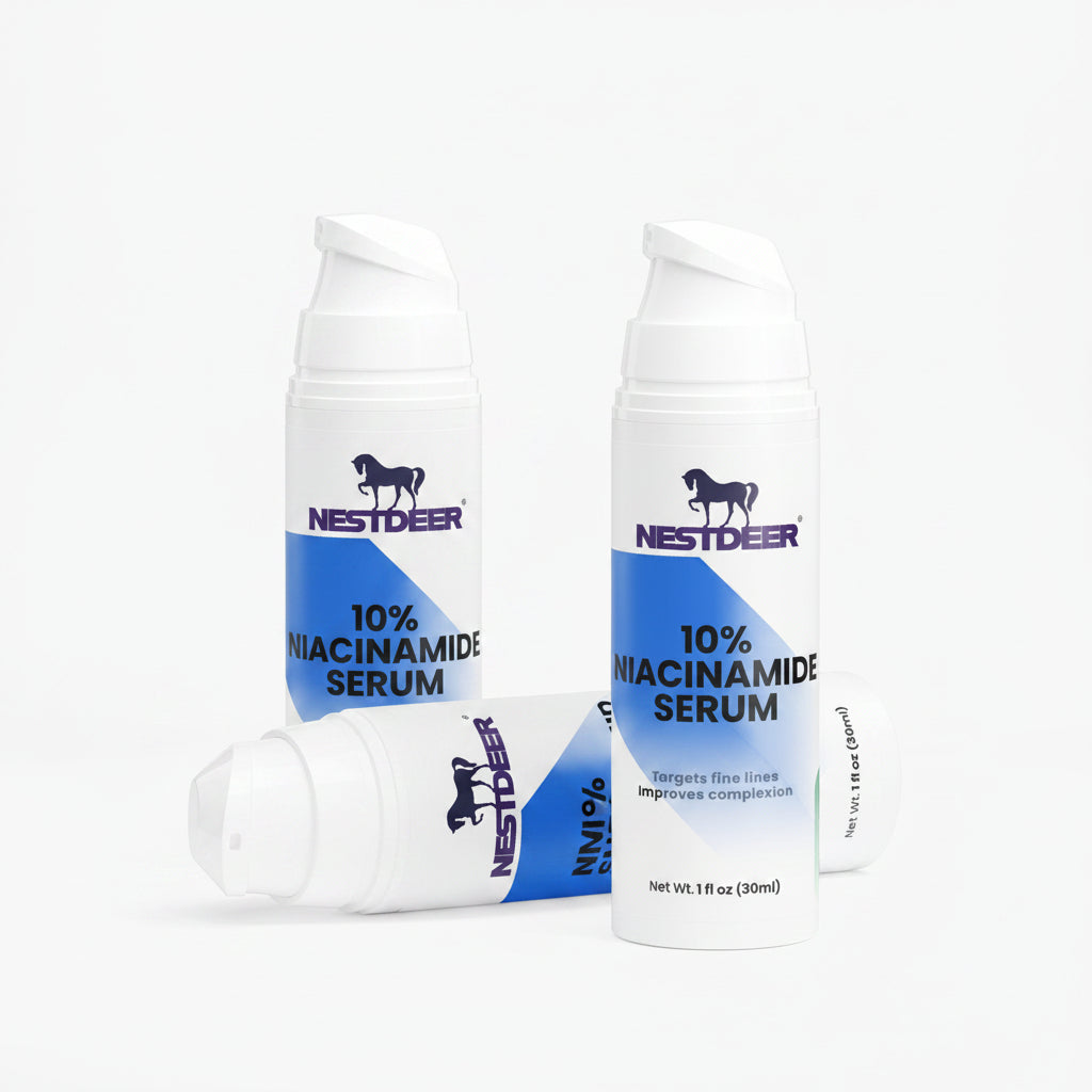 Nest Deer 10% Niacinamide Serum bottle on a white background