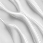 Close-up of white satin fabric with soft folds