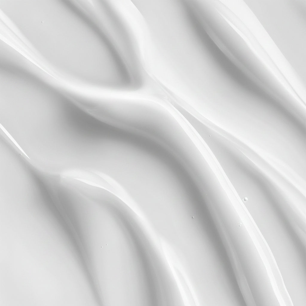 Close-up of white satin fabric with soft folds