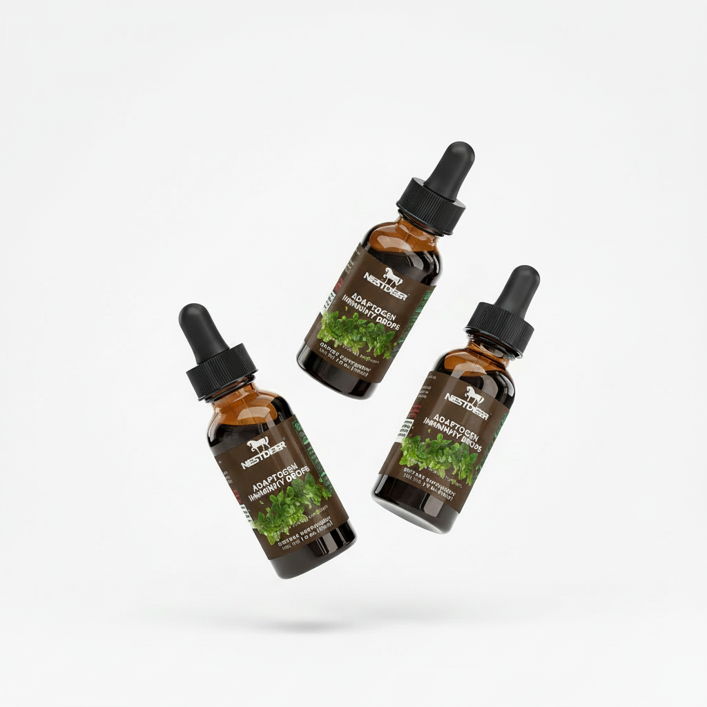 Three bottles of Adapto Hemp Extract Oil on a white background with 'supplifull' branding.