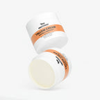 Two containers of tallow cream with a visible brand logo on a white background.