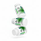 Three bottles of NutriSource Ox bile Complex on a white background