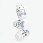 Three bottles of Nutrience Dental & Oral Health Chewables on a white background.