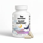 Nestdeer Sleep Support capsules bottle with a white background