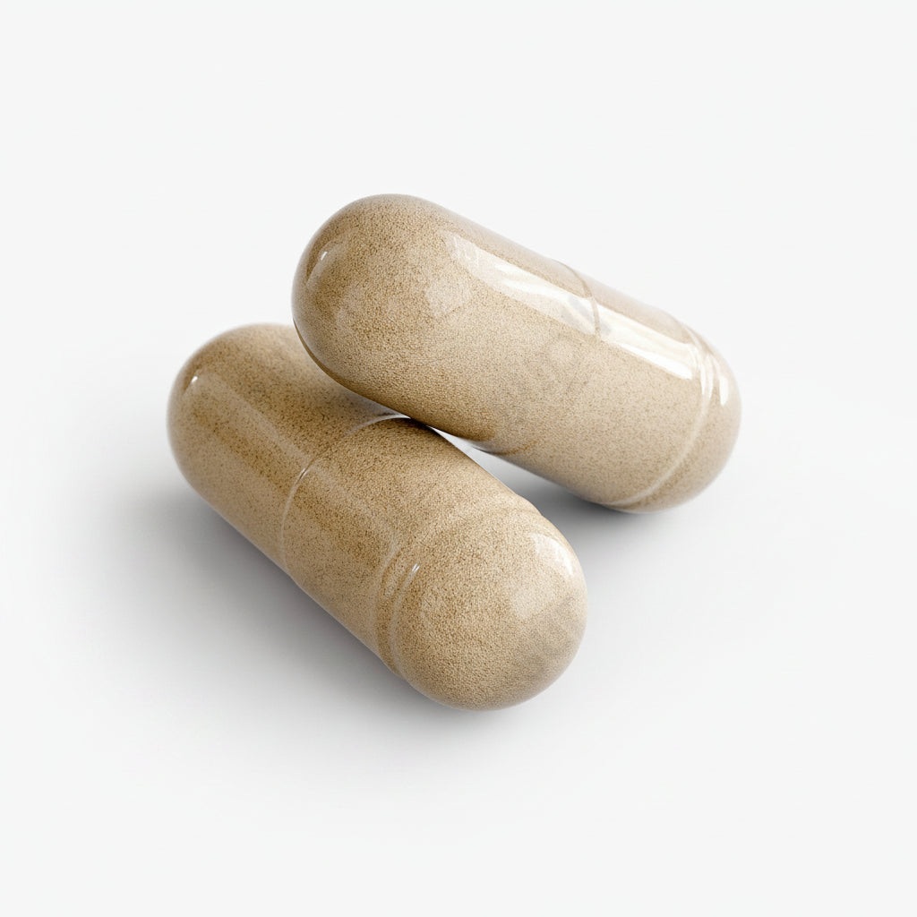 Two beige capsules on a white background with 'suplifull' branding.