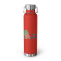 Watermelon Print Insulated Bottle | 22oz Copper Flask, Summer Hydration