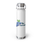 Water Bottle with Berry Design | Great for Hiking, Gym, Travel,