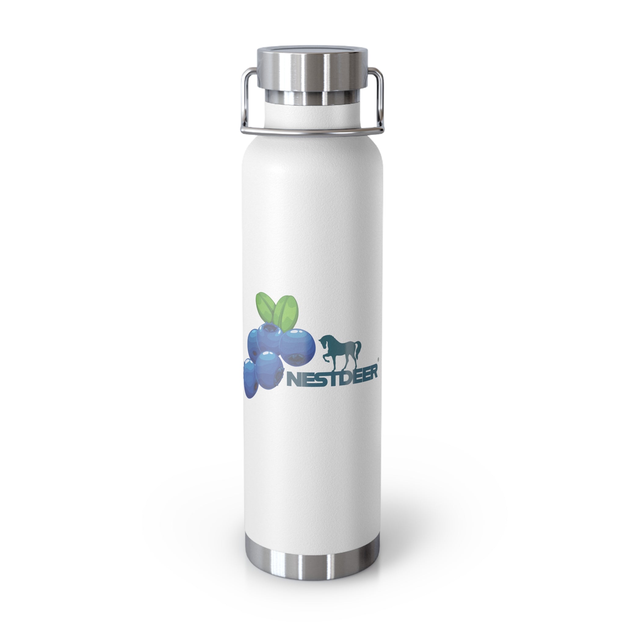 Water Bottle with Berry Design | Great for Hiking, Gym, Travel,