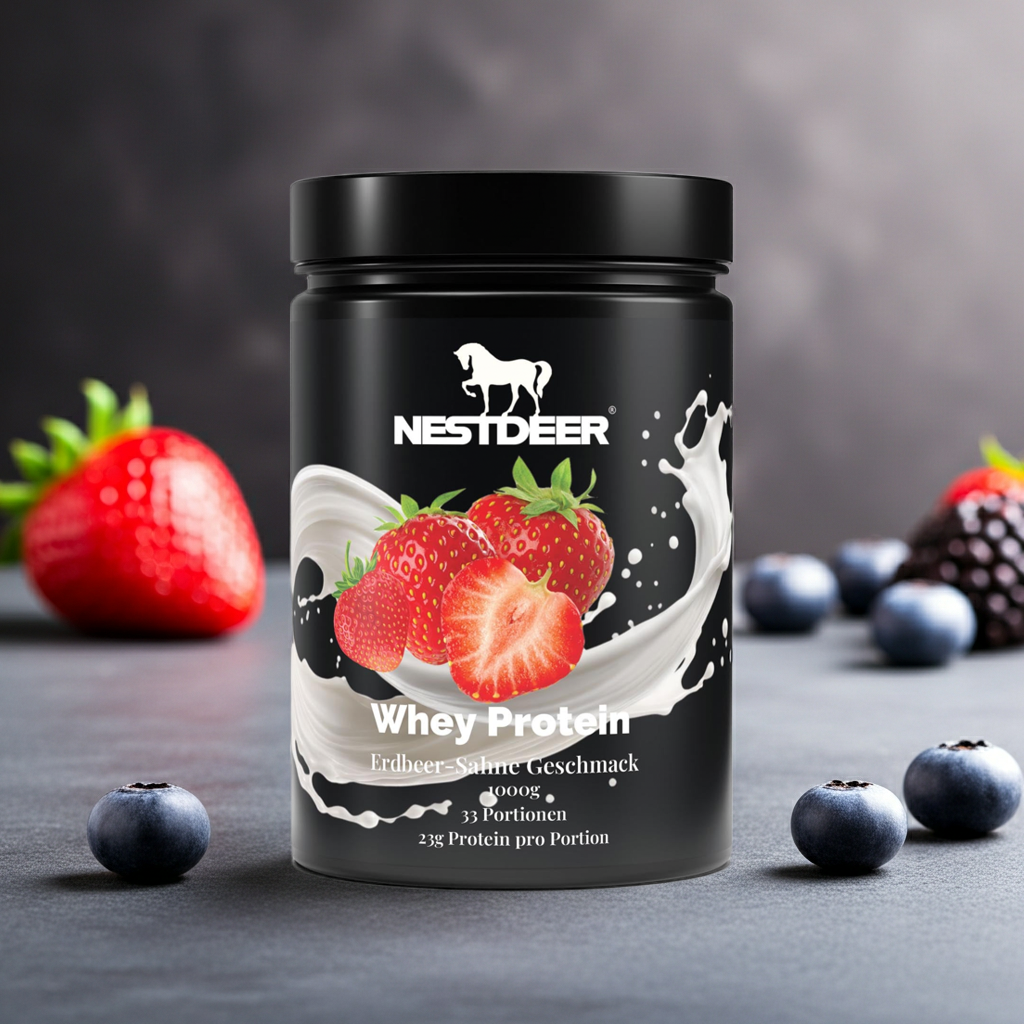 Premium Whey Protein Erdbeere - 1.000g