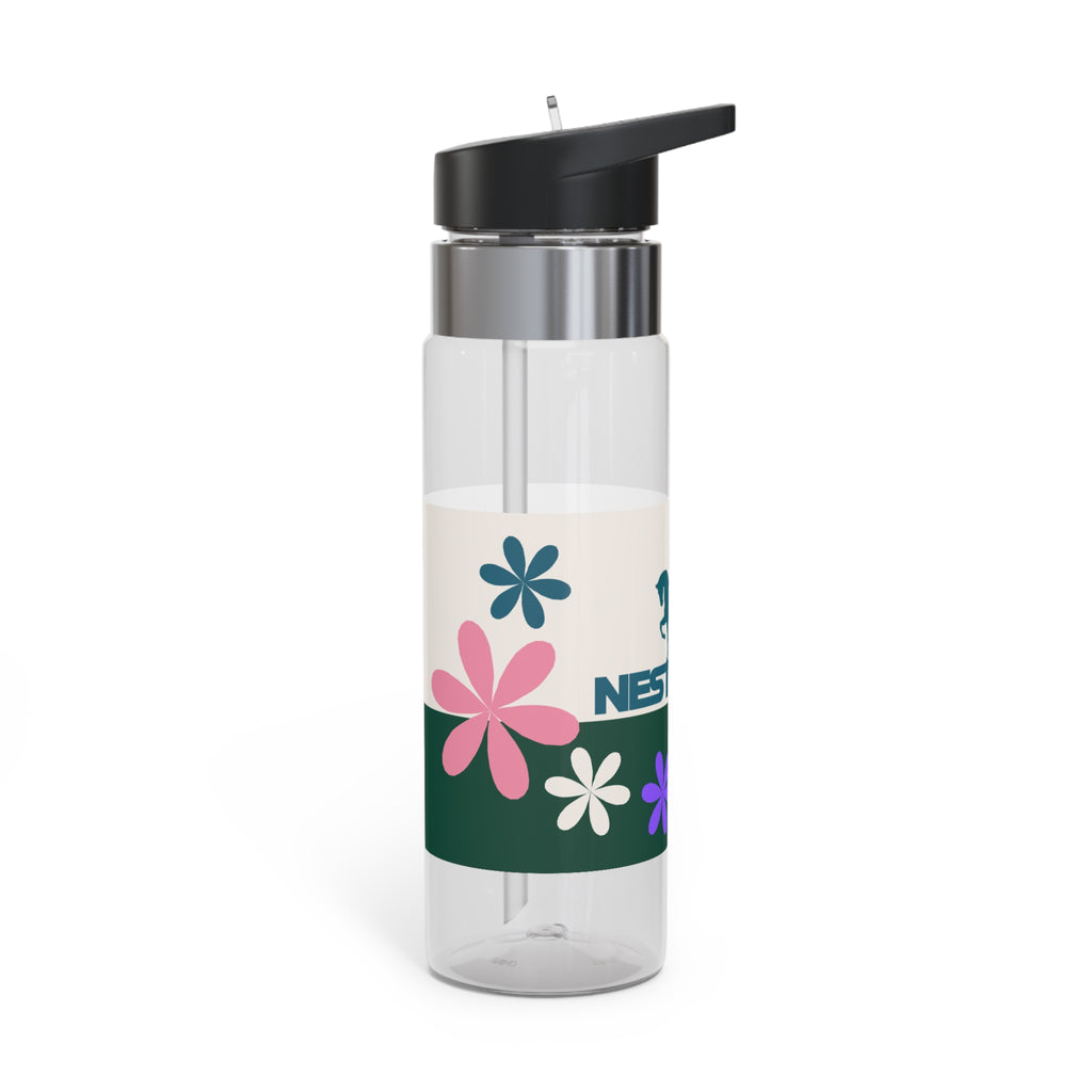 Floral Sport Bottle, 20oz | Hydration, Fitness, Gift, Outdoor, Eco-friendly