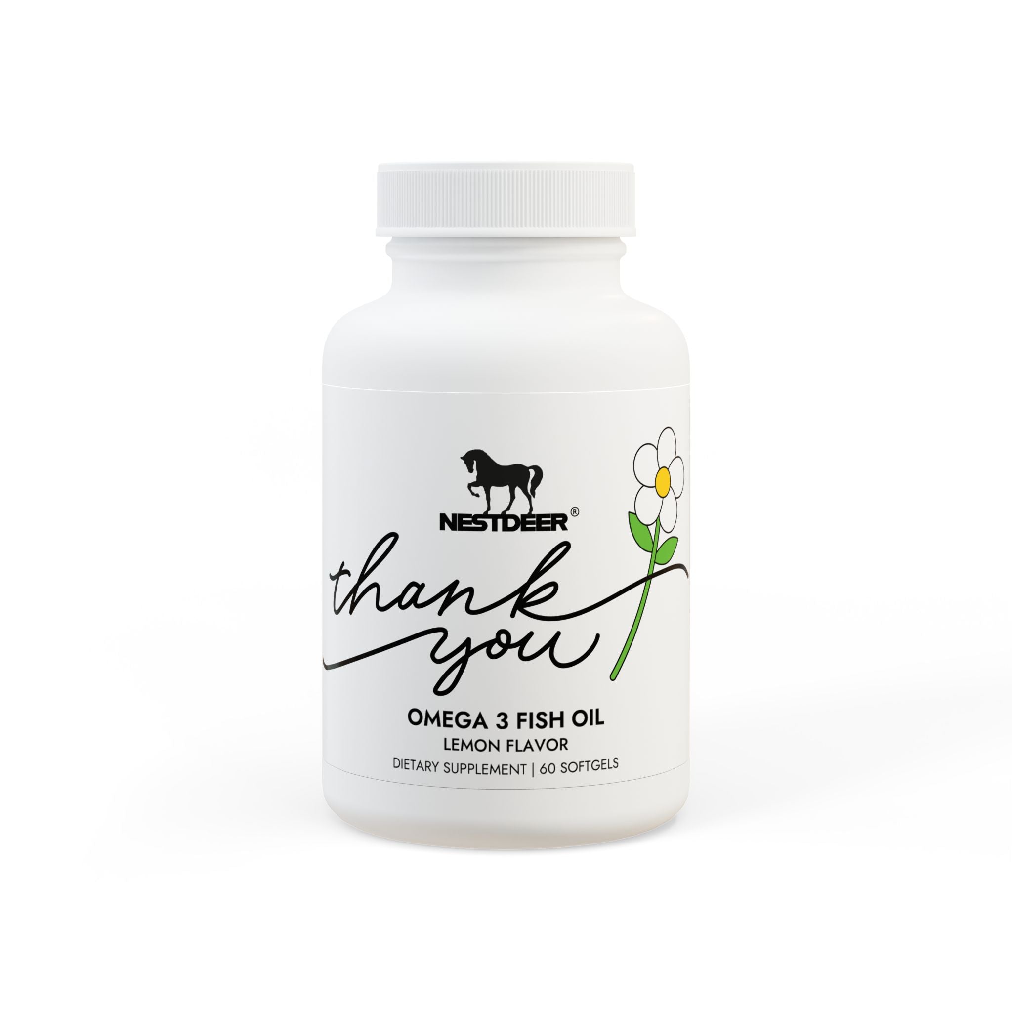 Omega 3 Fish Oil Supplement (60 Softgels)