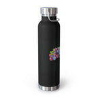 Water Bottle with Berry Design | Eco-Friendly Reusable Hiking, Gym, School