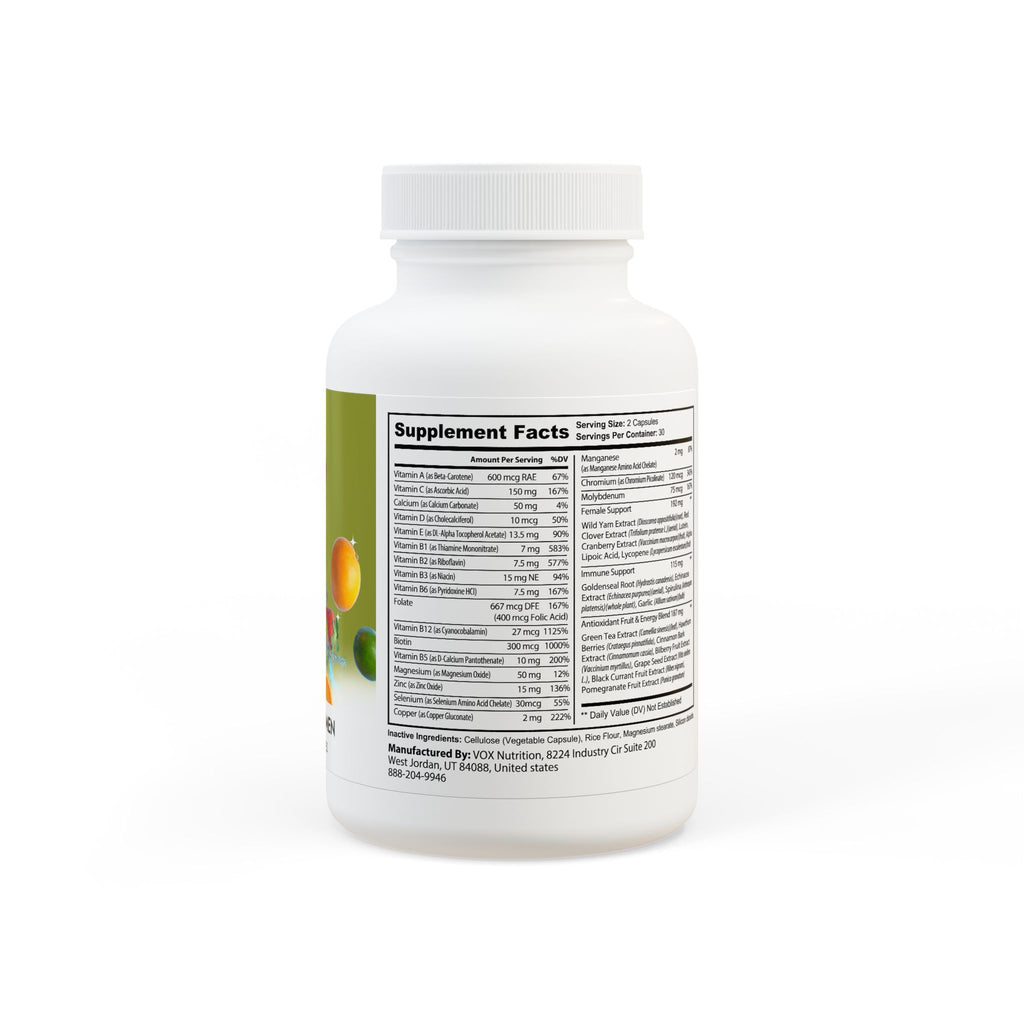 Multivitamin for Women Supplement (60 Capsules)