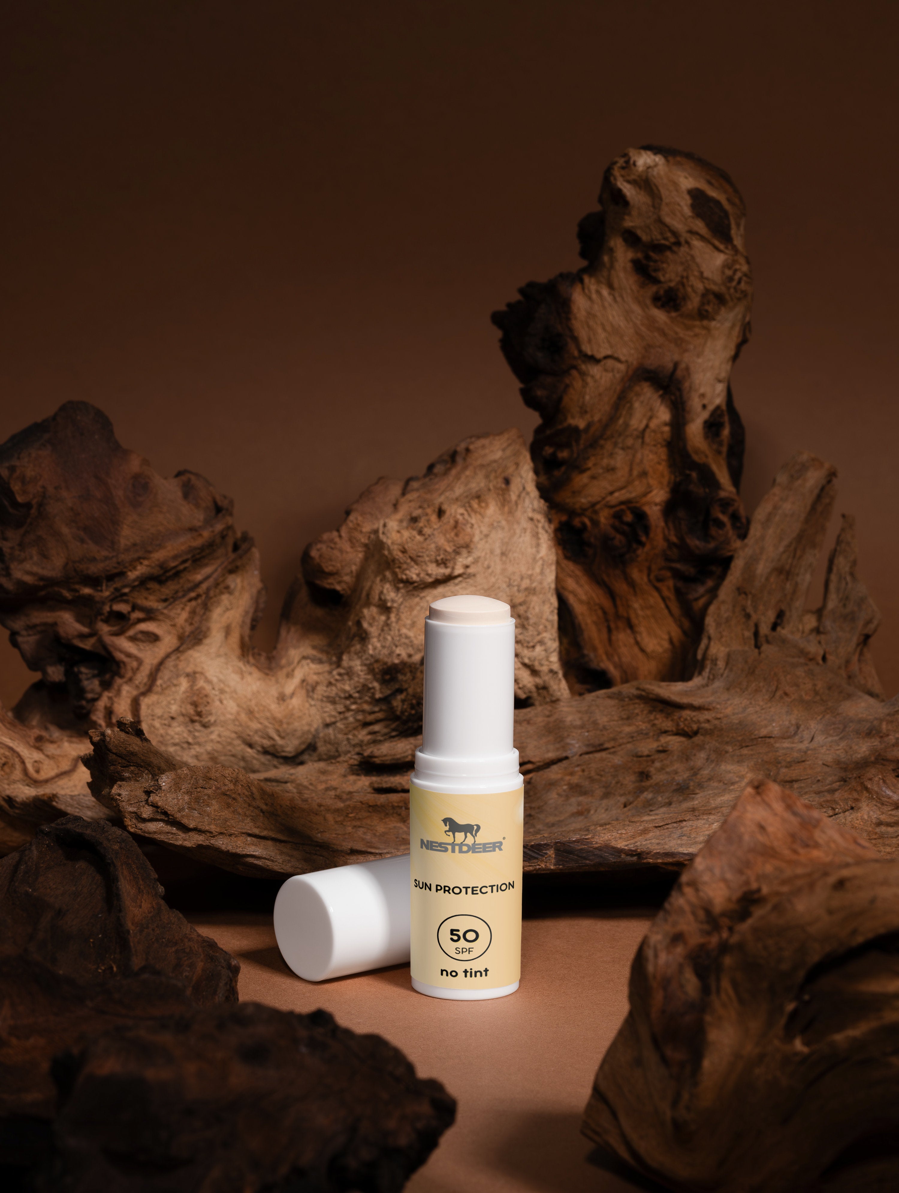 Zonnebescherming SPF50 Stick, geen tint