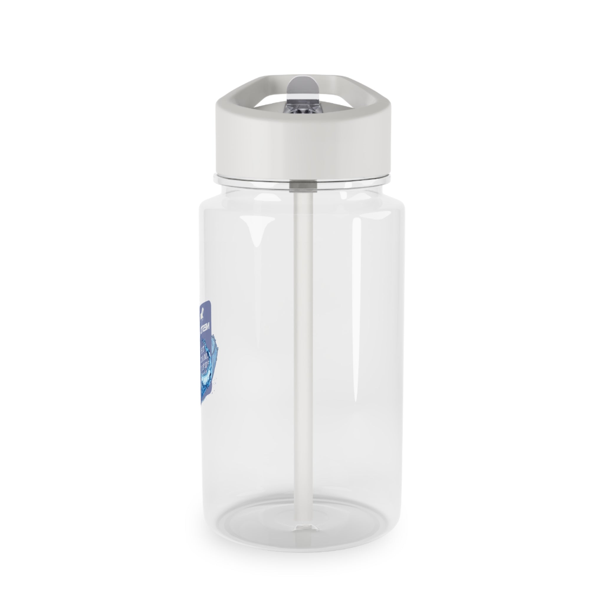 Purifying Tritan Water Bottle - BPA-Free, Straw Included, Perfect for Hydration on-the-Go