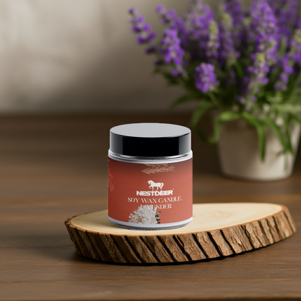Soy Wax Candle, Lavender