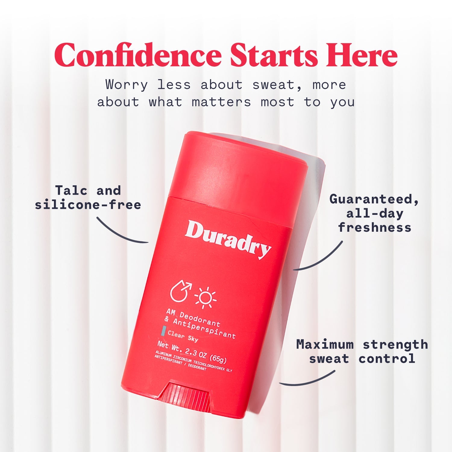 Antitranspirant deodorantstick