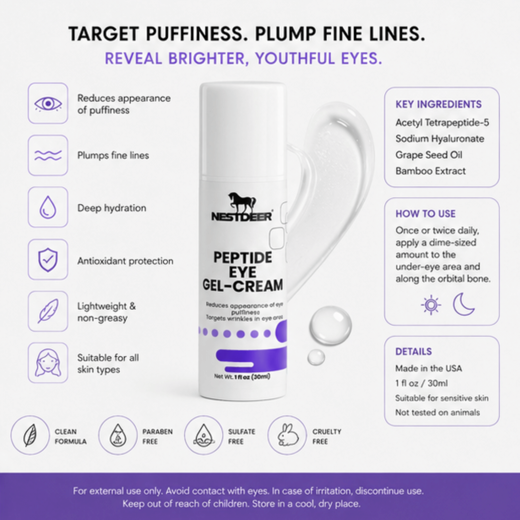 Peptide Eye Gel-Cream